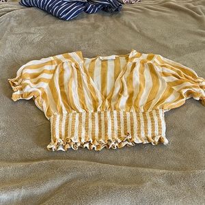 Victoria +Sophia crop top